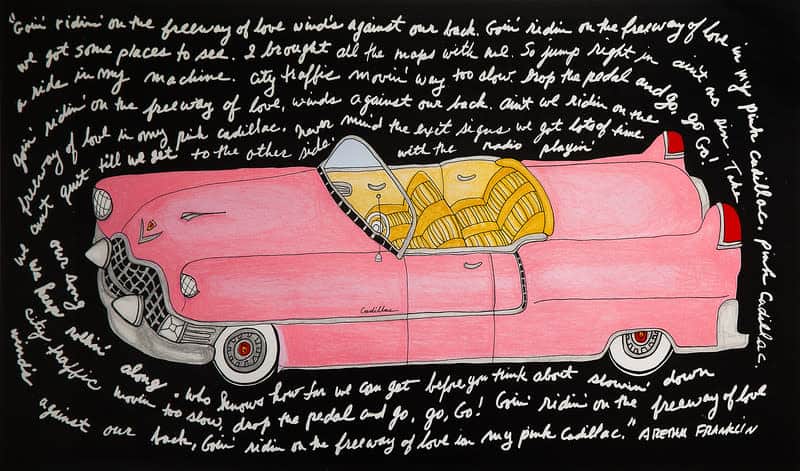 Bette Blank - Pink Cadillac artwork