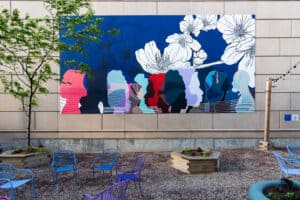 Armisey N. Smith's mural Cherry Blossom Junction