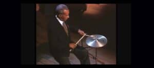 Max Roach performs in the State of the Arts studio in 1994