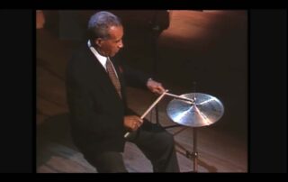 Max Roach performs in the State of the Arts studio in 1994