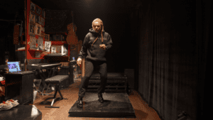 Omar Edwards dancing.